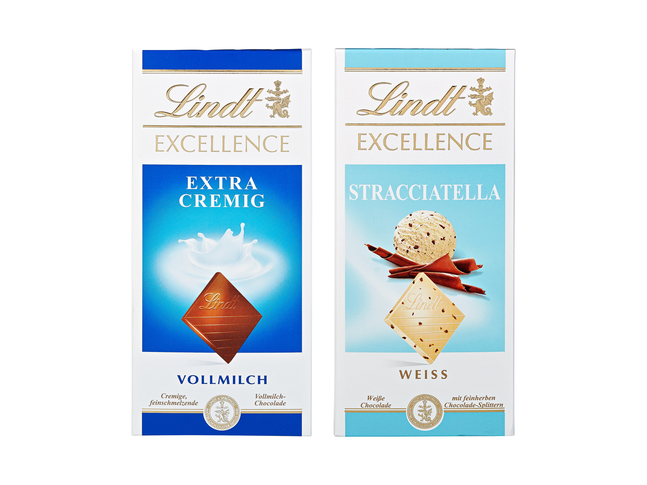Lindt Excellence extra crémeux/ stracciatella​​​​​