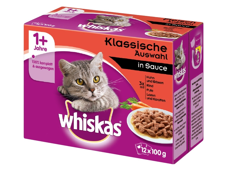 WHISKAS Katzennassnahrung Multipack