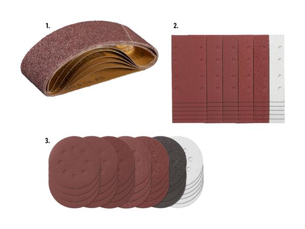 Set de papier abrasif