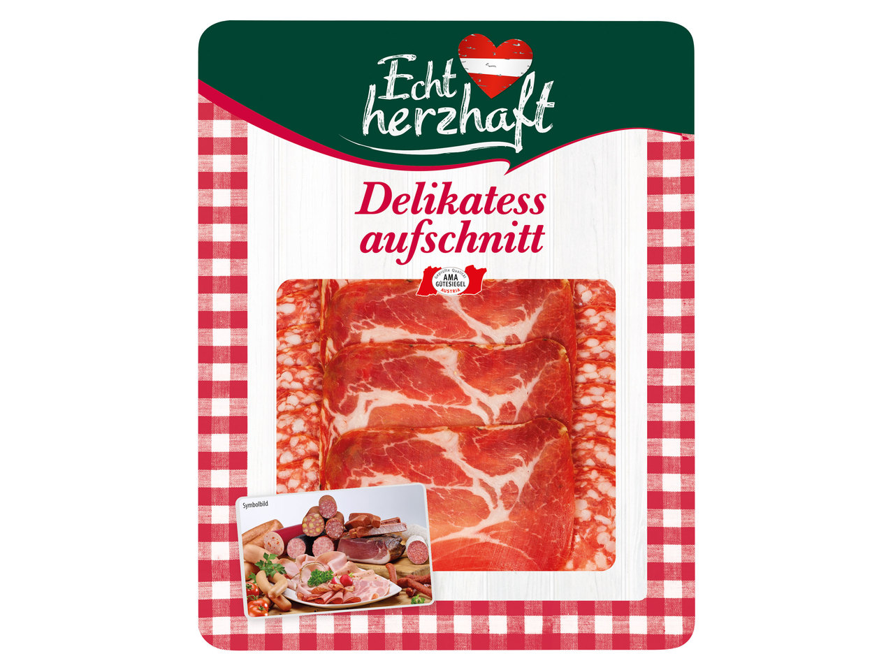 ECHT HERZHAFT Delikatessaufschnitt