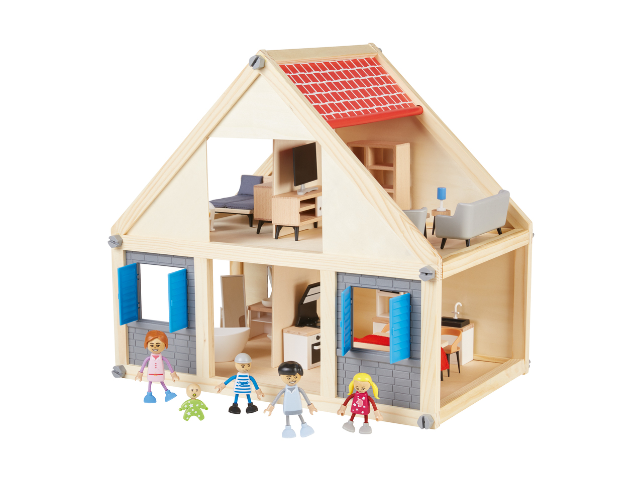 Maison de poupées, 42 pièces