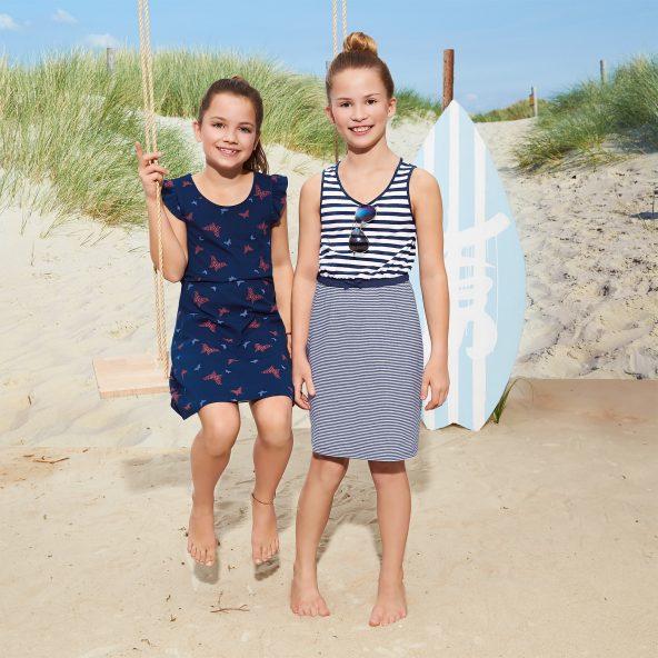 Robe ou combinaison pour filles, 2 pcs