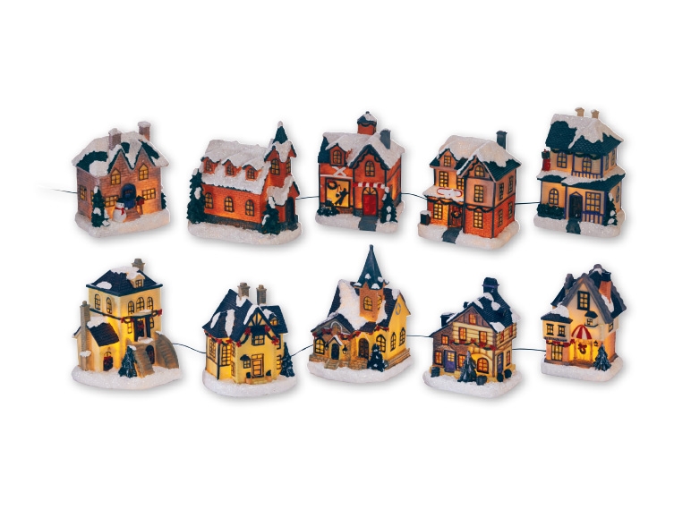 MELINERA(R) Christmas Village Scene