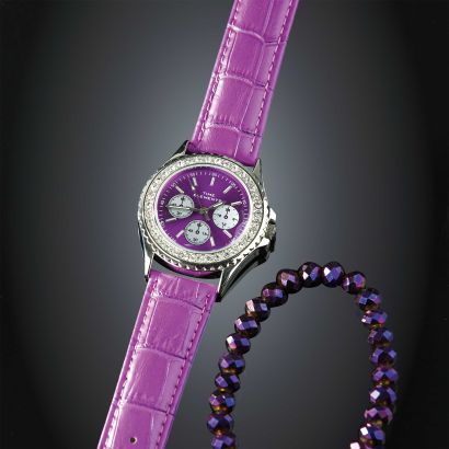 Montre pour dames avec bracelet assorti