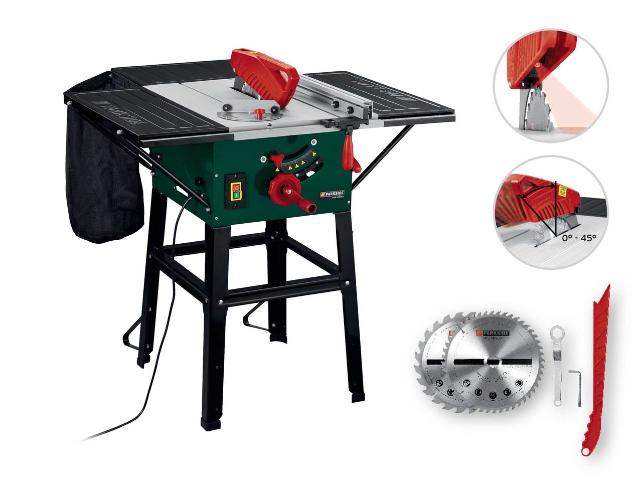 PARKSIDE(R) 2,000W Table Saw
