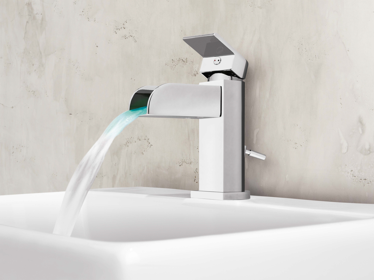Mitigeur de lavabo à LED/ mitigeur de baignoire/ douche à LED