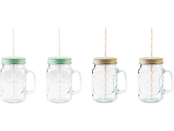 Drinking Jars Set