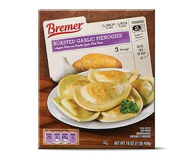 Bremer 
 Spinach White Cheddar or Roasted Garlic Pierogies