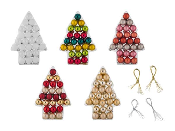Boules de Noël, 24 pièces