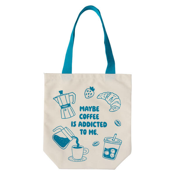 LIVE IN STYLE Coffee Addict Book Club Tote