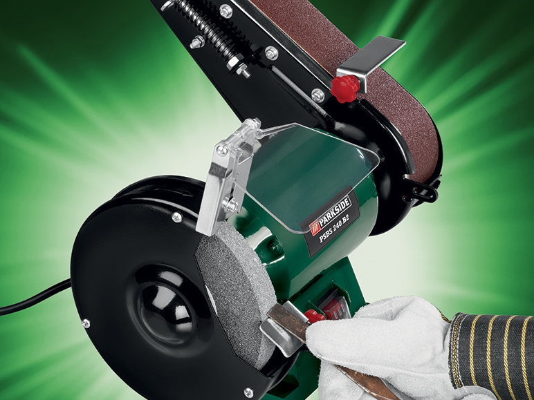 Bench Grinder with Belt Sander
