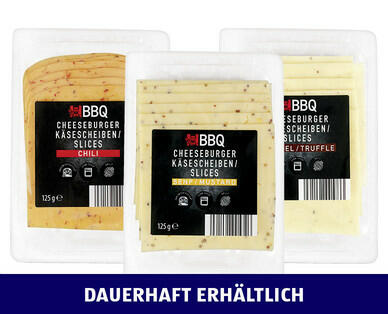 BBQ 
 CHEESEBURGER SCHEIBEN