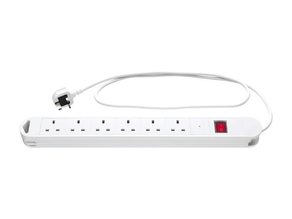 6 Socket Surge Protected Extension Lead