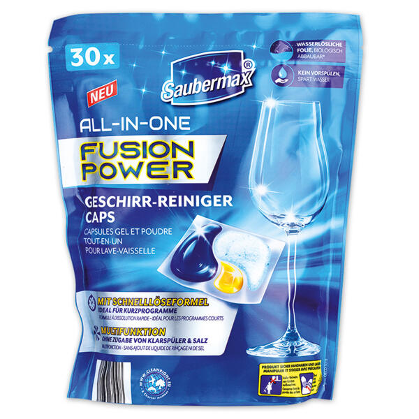 Geschirr-Reiniger Caps Fusion Power