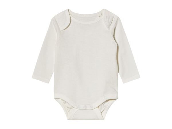 Lupilu Baby Long-Sleeve Bodysuits - 3 Pack