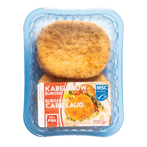 Burgers de cabillaud, 2 pcs