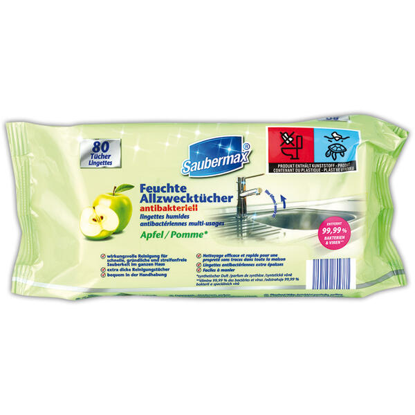 Feuchte Allzwecktücher