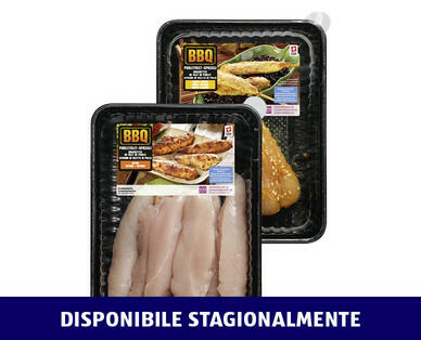 BBQ
SPIEDINI DI FILETTO DI POLLO