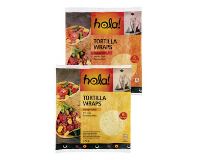 HOLA! 
 TORTILLA WRAPS