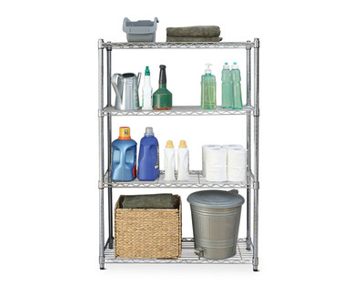 Easy Home 4-Tier Chrome Shelving