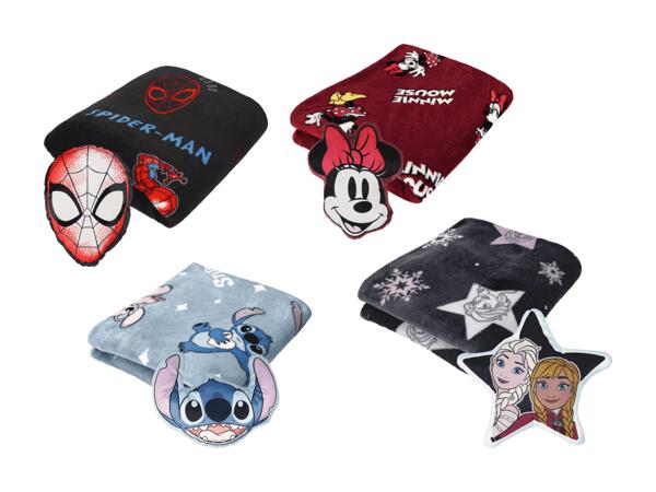 Set cadeau plaid avec coussin décoratif