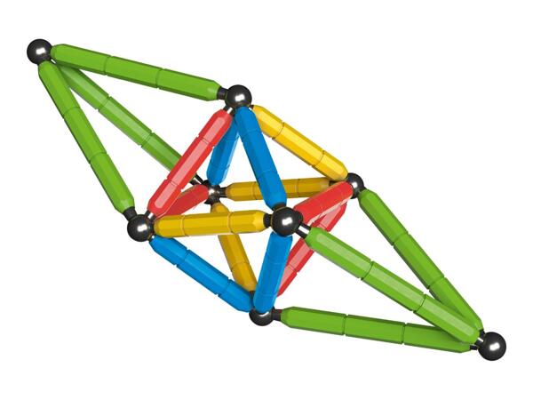 Lupilu Multicoloured Magnetic Building Set - 60 Pieces