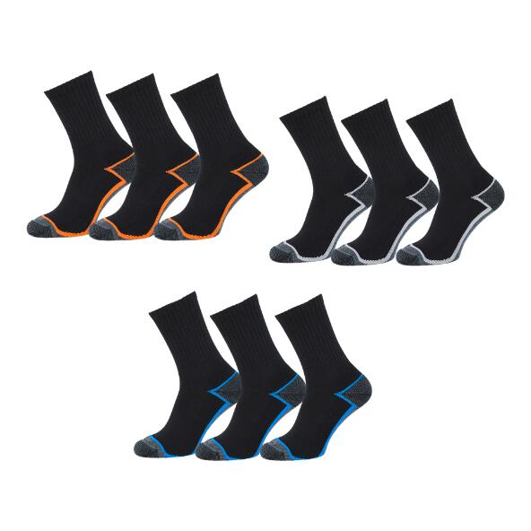 TOPCRAFT(R) 				Chaussettes de travail, 3 paires