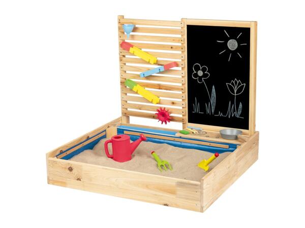 Playtive Sandpit With Water Wall - 28 Piece Set