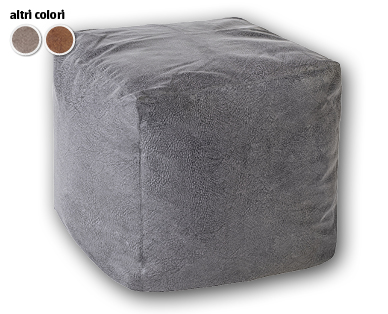 Pouf effetto pelle MY LIVING STYLE