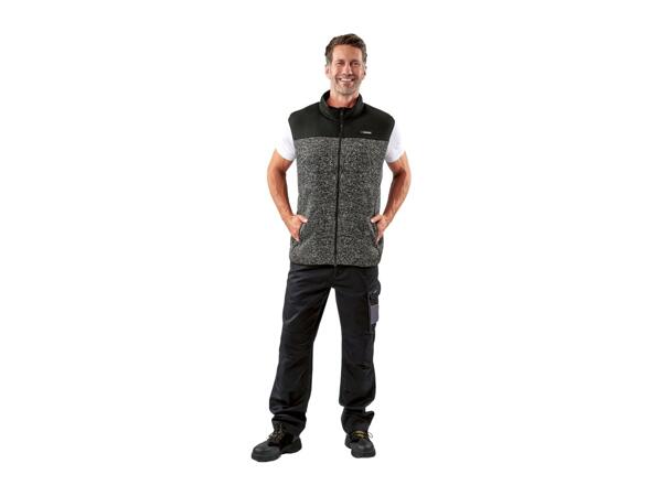 Parkside Men's Knitted Fleece Gilet - Style 1