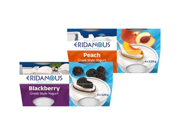 Greek style yogurt