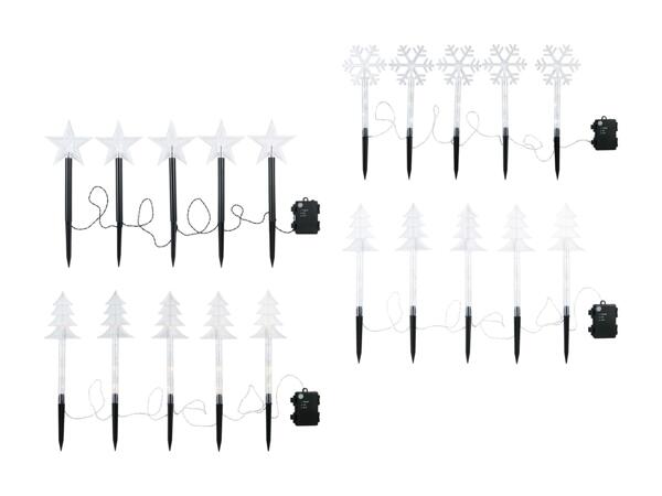 Lampioncini a LED, 5 pezzi