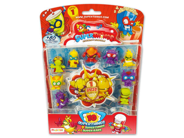 Superthings(R) Sammel-Spielfiguren-Set „SuperThings", 10-teilig