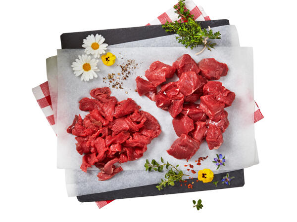 Ragoût/émincé de bœuf de pâturage bio