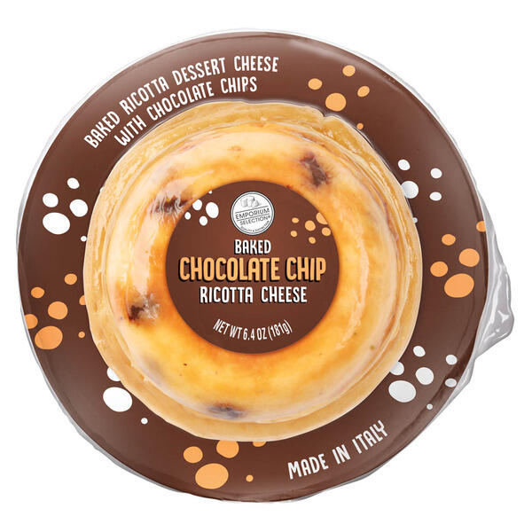 Emporium Selection Baked Chocolate Chip Ricotta Dessert Cheese