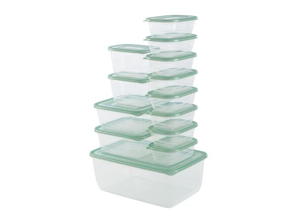 Livarno Home Food Storage Container Set - Set of 13 - Green