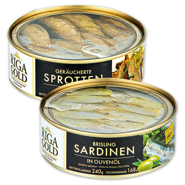 Sardinen / Geräucherte Sprotten