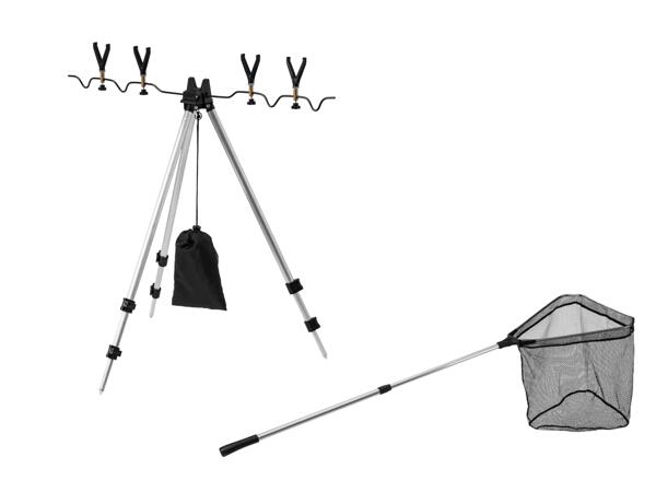 Teleskopspöhållare/fiskehåv