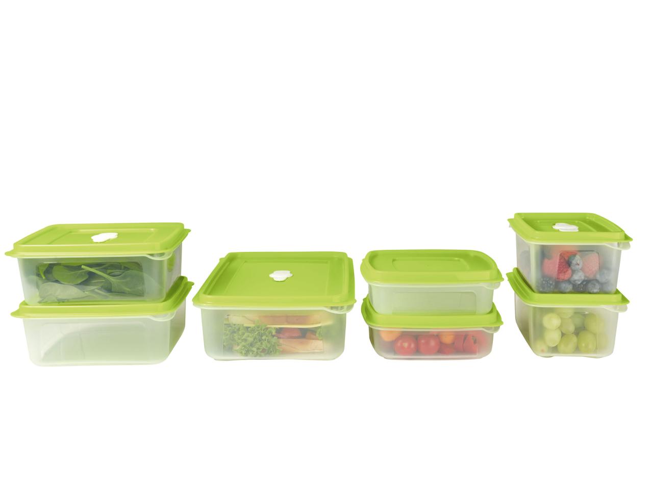 TronicXL Set 30 Contenitori Ermetici Con Coperchio A Clic - 15 Pezzi + 15 Coperchi, BPA Free, Lavastoviglie