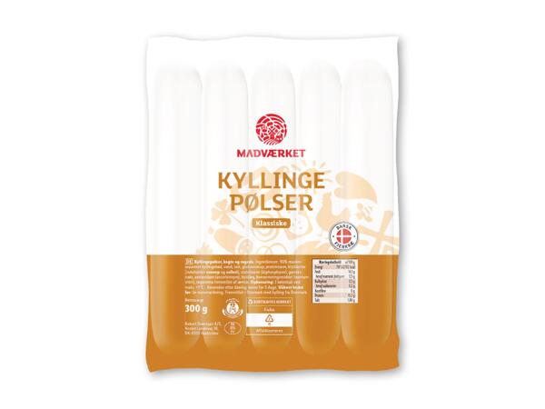 MADVÆRKET Kyllingepølser