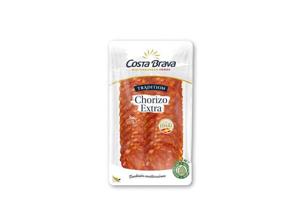 Chorizo, salchichón eller serrano