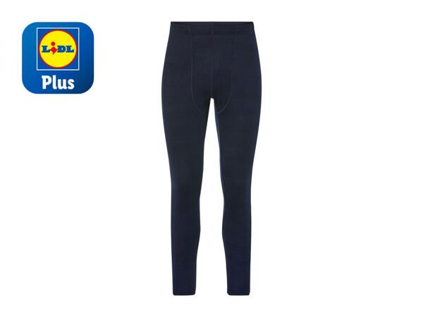 Livergy Men's Thermal Base Layer Leggings - Blue