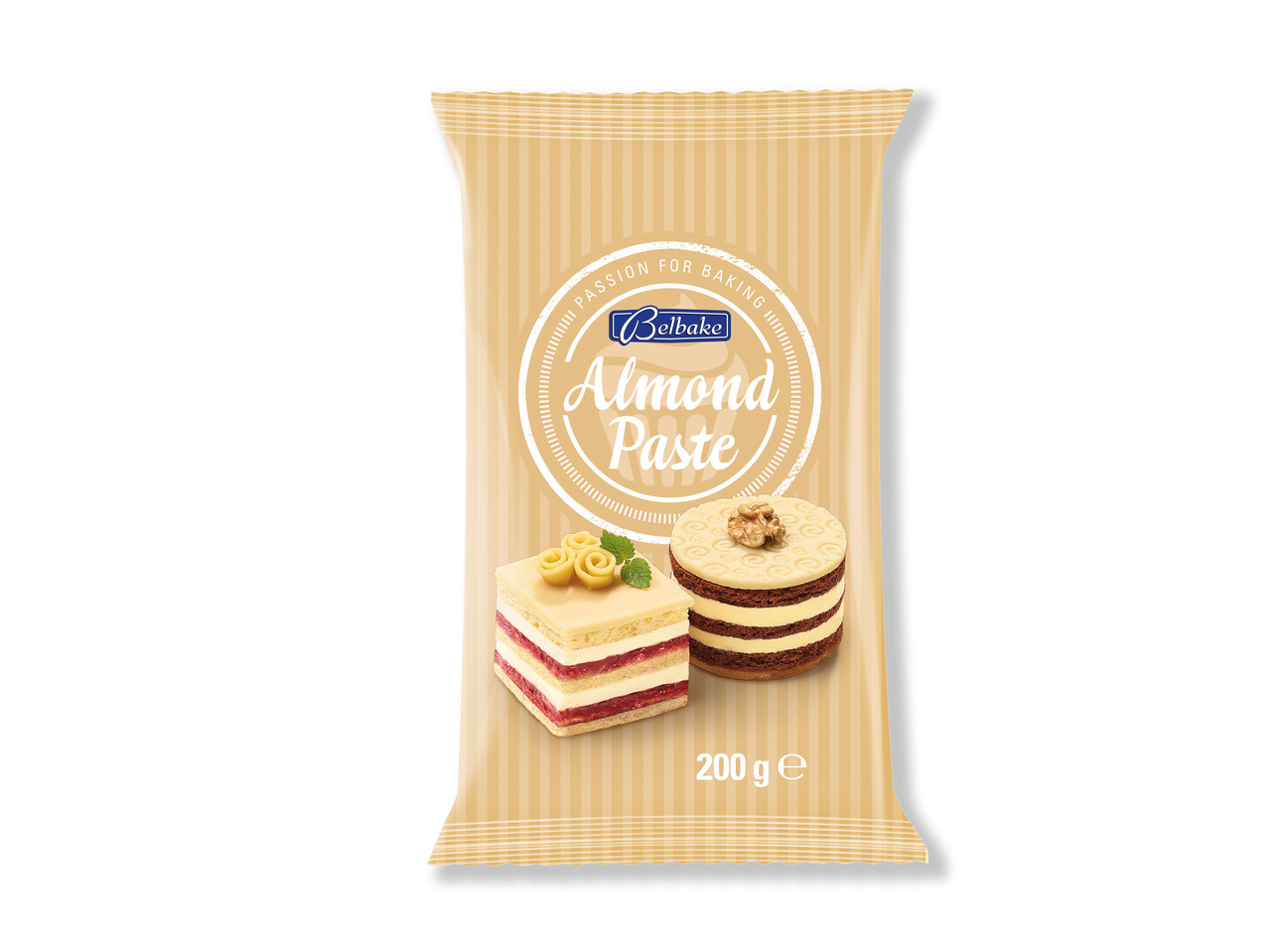 BELBAKE Ren rå marcipan