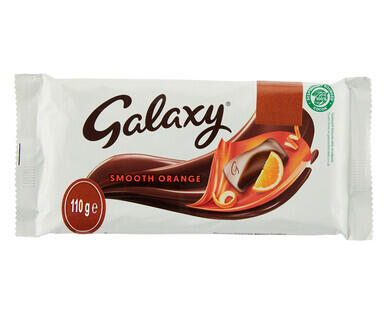 Galaxy Smooth Chocolate Blocks – Milk 110g, Orange 110g or Caramel 135g