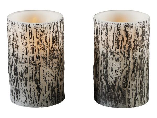 LED Real Wax Candle, 1 or 2 pieces