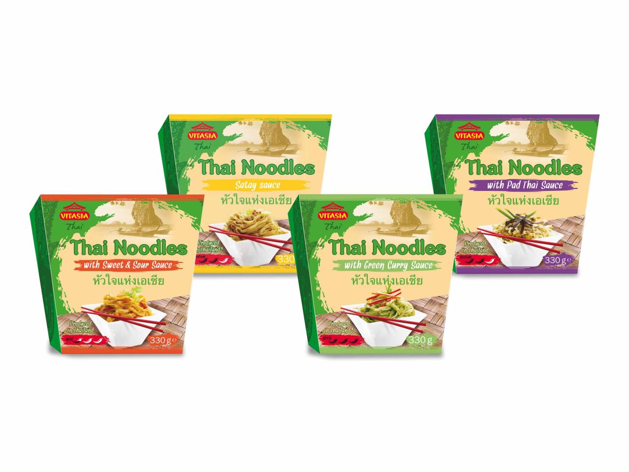 Nouilles thaï avec sauce