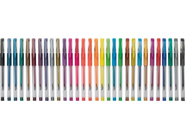 Gelpennor, 30-pack