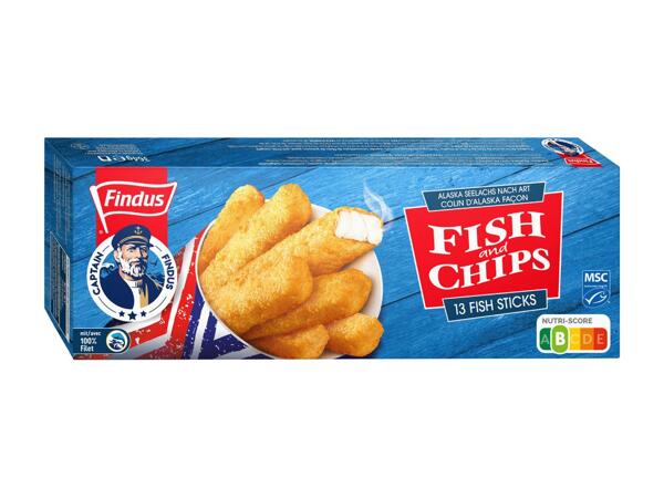 Bâtonnets de poisson Findus
