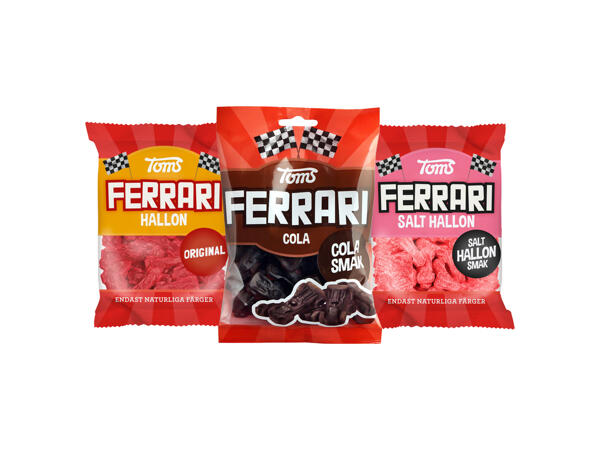 Toms Ferrari godisbilar