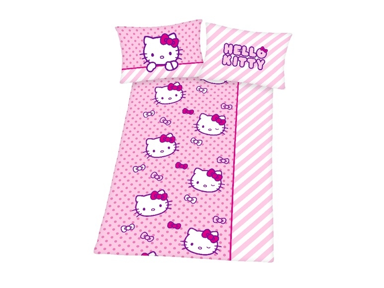 Duvet Set, 155x200cm "Dragons, Tartarughe Ninja, Sponge Bob, Hello Kitty"